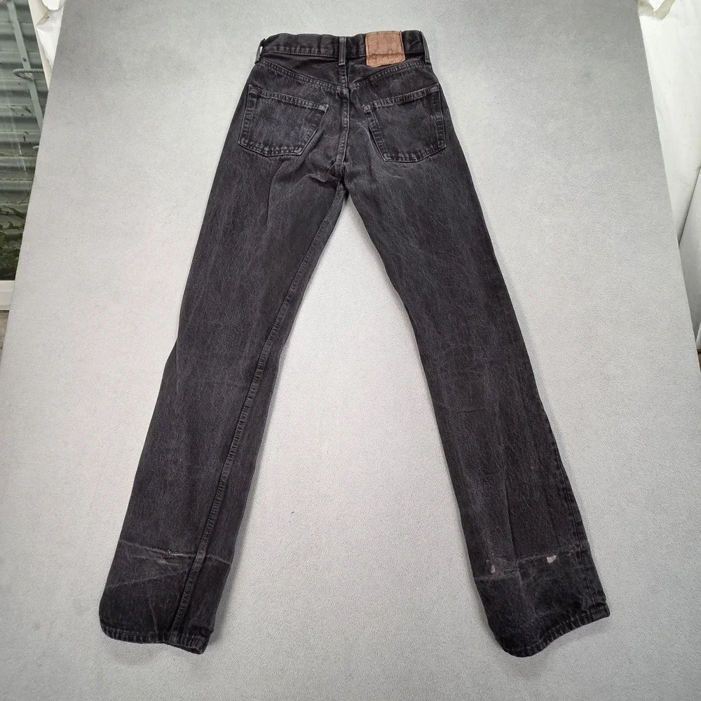 VTG‎ Levis 501 Jeans Mens Gray Made In USA Button Fly Straight 90s Fits 24x32